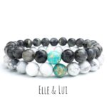 bracelets couples pierre naturelle