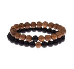 accessoire amour Onyx et bois