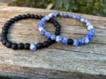bracelet amour couple pierres naturelles