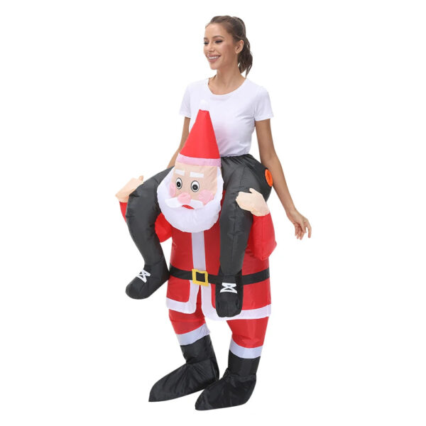 Costume de Pere Noel Gonflable original