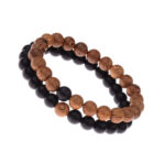 bracelet distance Onyx Wengé