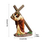 Œuvre spirituelle de Jésus portant la croix