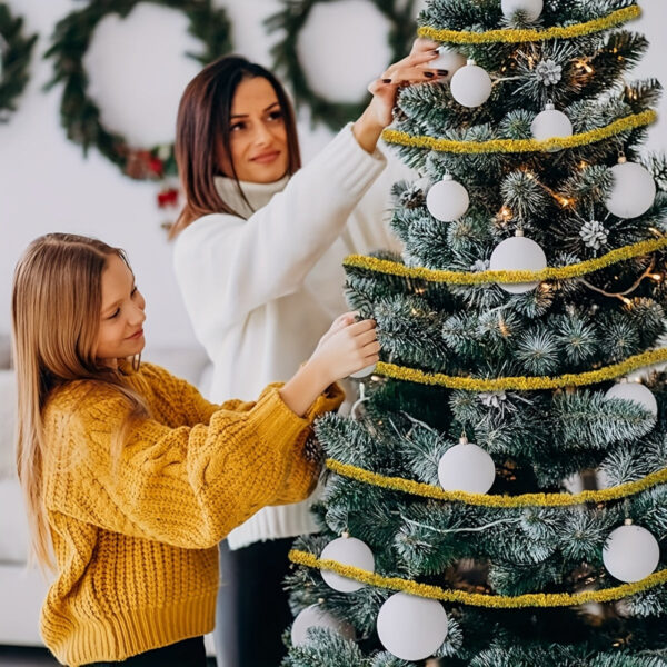 guirlande multicolore de Noël