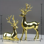 pièce maîtresse cerf noellumineux
