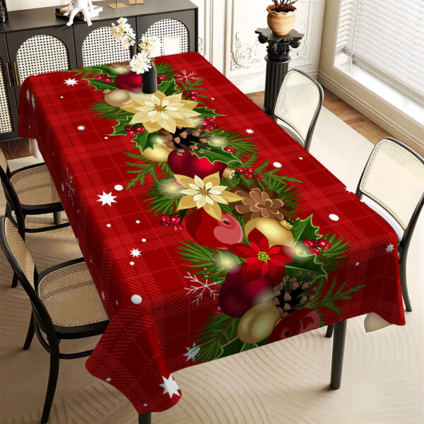 nappe de noel pas cher élégante