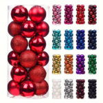 ensemble boule de noellumineux