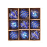 Boule de Noel en verre élégante