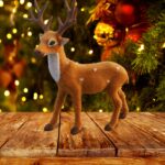 Mini cerf noellumineux décoration