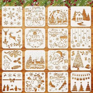 Pochoir Noël Fenêtre Set motifs festifs