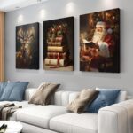 illustration festive cadre Noel