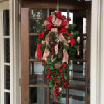 décoration porte Noël