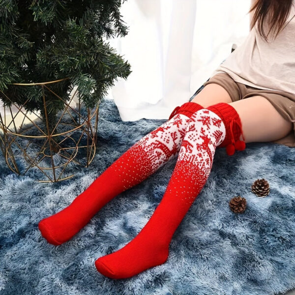 Chaussette de Noël femme élégante