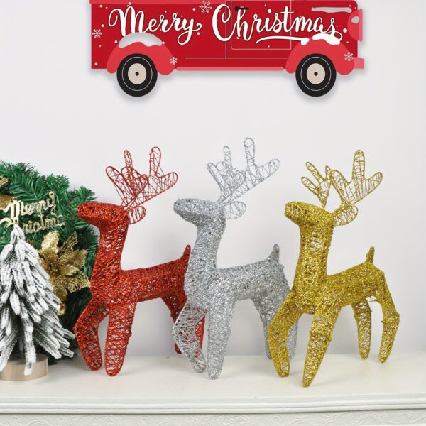 decoration de noellumineux cerf