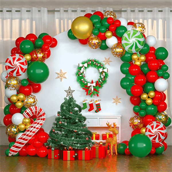 arche de ballon Noel festive