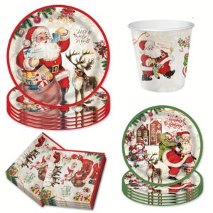 Vaisselle de Noel Jetable festive