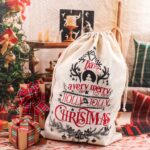 sac cadeau décoration noellumineux