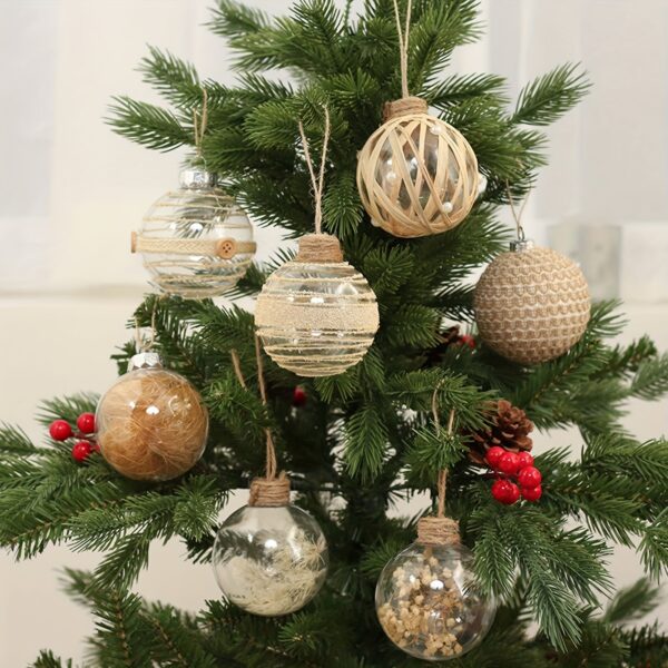 Boule de Noel Transparente a Decorer
