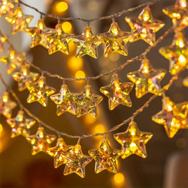 guirlande lumineuse LED étoiles