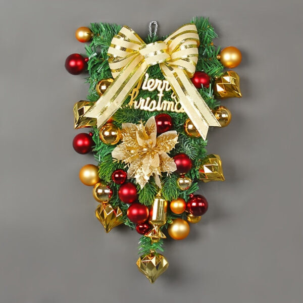 couronne de Noël festive