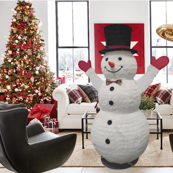 bonhomme de neige festif