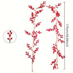 Guirlande rouge lumineuse Noël
