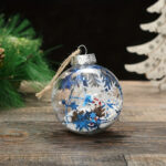 Boule Noel Transparente élégante