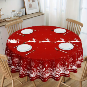nappe de noellumineux ronde
