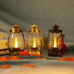 lanterne mini LED rustique