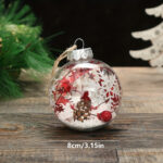 Set de 4 Boules de Noel transparentes