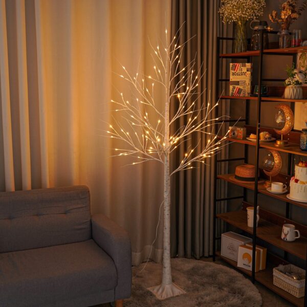 Lampadaire LED de Noël extérieur