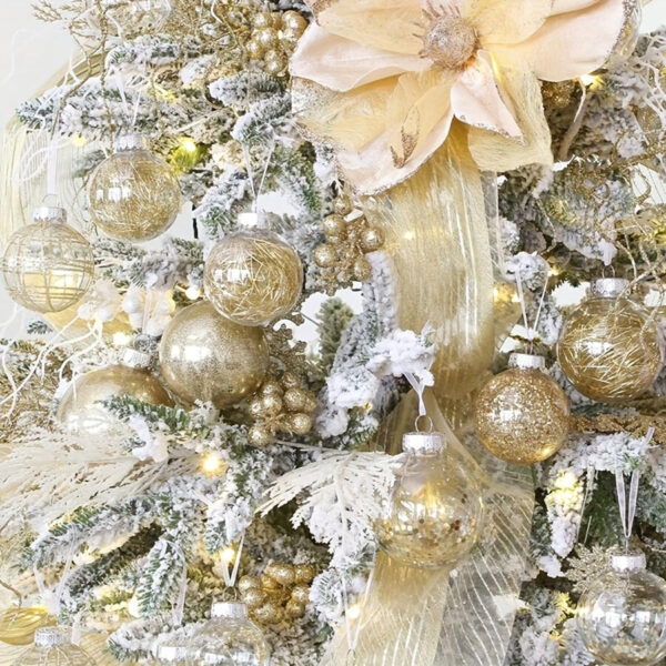 boule noel transparente