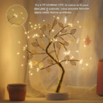Ambiance festive avec arbre lumineux