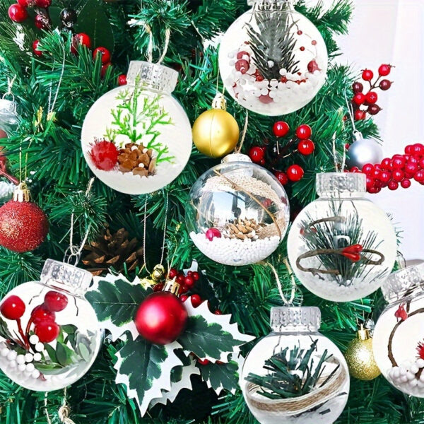 Deco Boule de noellumineux Transparente