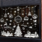 stickers de Noel sur vitre