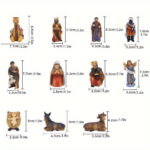 Figurines Noël avec détails soignés