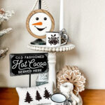 Pochoir pour décorations de Noël
