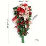 couronne festive entrée