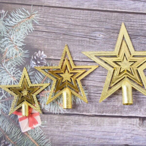 ensemble de 3 etoiles de noel