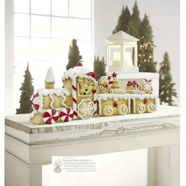 Petit Train de Noël Epurée décoratif