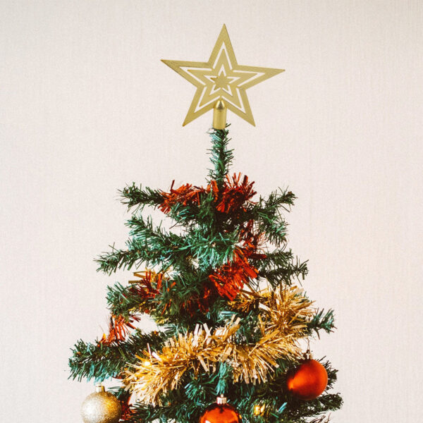 Etoile Pour Sapin de Noel dorée