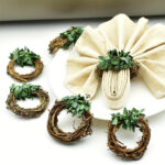 Rond de Serviette pour table festive de Noel