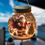 Ambiance festive Boule a Neige Pere Noel