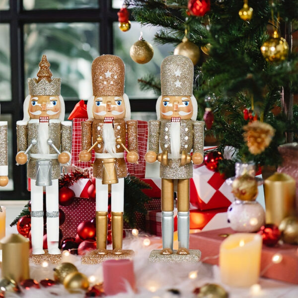 déco Noël Casse Noisette Luxe Or