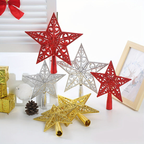 étoile noel sapin rouge