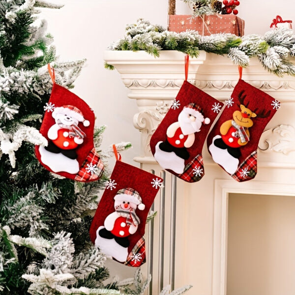 accroche chaussette de Noël cheminée