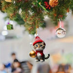 décoration chaton pour sapin de Noël