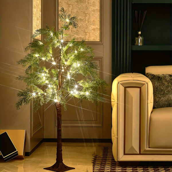 Lampadaire arbre noellumineux