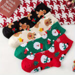 lot de chaussettes Noël colorées
