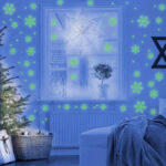 Décoration festive Stickers Noel Fenetre