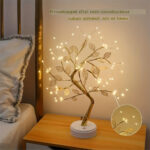 Élégant Arbre de Table Lumineux